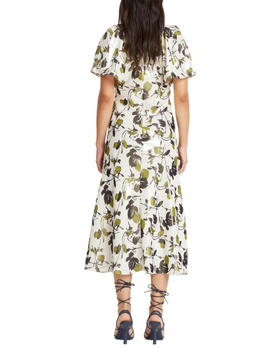 Tanya Taylor Women's Evette Coated Floral Midi-dress In White