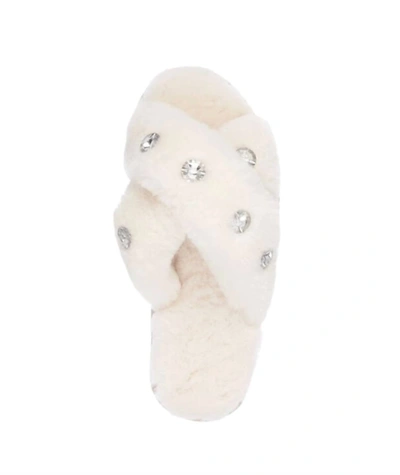 Shop Emu Australia Women's Mayberry Gems Slipper In Natural In White