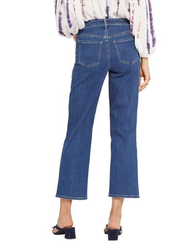 Shop Nydj Bailey Relaxed Straight Ankle Jean In Blue