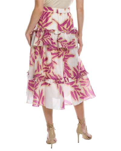 Shop Tanya Taylor Hazelle Skirt In Purple
