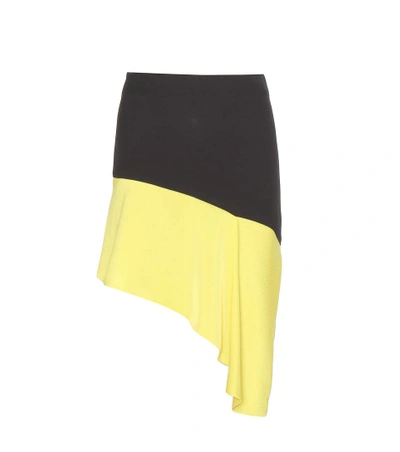 Balenciaga Asymmetric Skirt In Yellow
