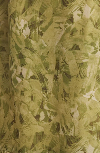 Chelsea28 Floral Print Halter Neck Maxi Dress In Olive Sway Brushes