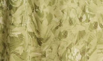 Chelsea28 Floral Print Halter Neck Maxi Dress In Olive Sway Brushes