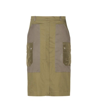 Altuzarra Kent Pocket-detail Pencil Skirt In Military Green