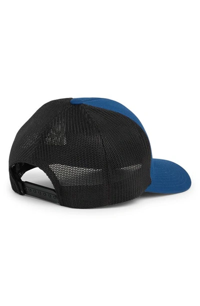 Shop Travismathew Mirrored Baseball Cap In Estate Blue