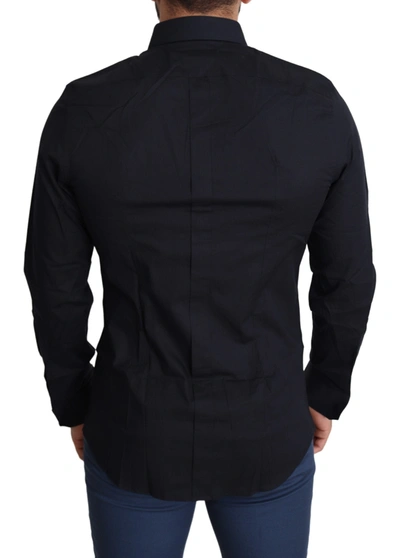 Dolce & Gabbana Elegant Black Formal Cotton Shirt In Black