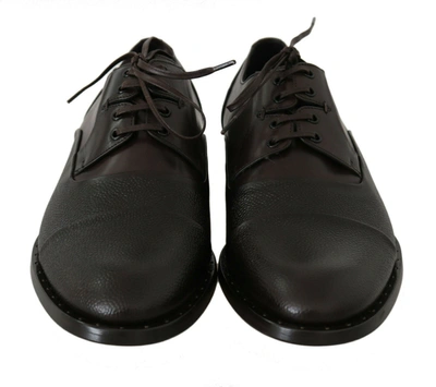 Shop Dolce & Gabbana Brown Leather Laceups Dress Mens Men's Shoes