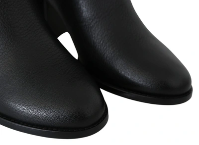 Shop Jimmy Choo Black Leather Method 65 Women's Boots