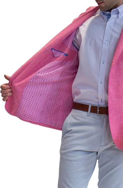 Tailorbyrd Melange Sport Coat In Pink
