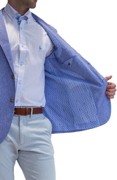Tailorbyrd Melange Sport Coat In Blue