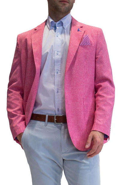 Shop Tailorbyrd Melange Sport Coat In Pink