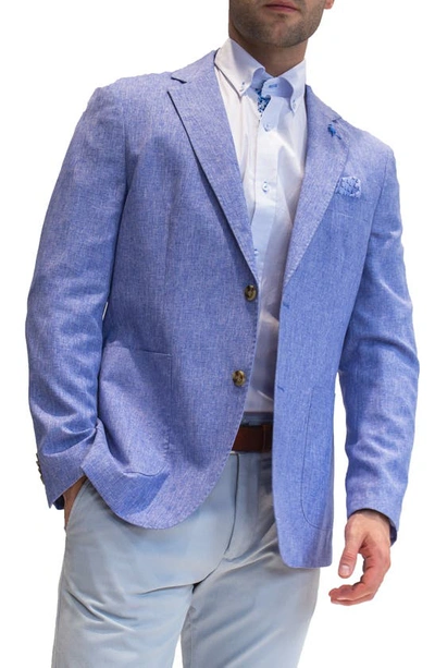 Tailorbyrd Melange Sport Coat In Blue