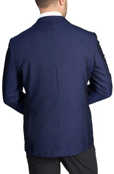 Tailorbyrd Textured Solid Sport Coat In Navy