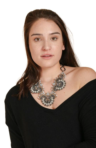Shop Saachi More Is More Necklace In Grey