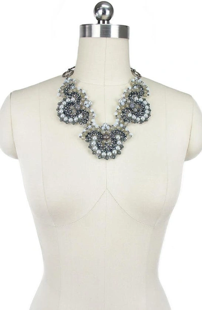 Shop Saachi More Is More Necklace In Grey
