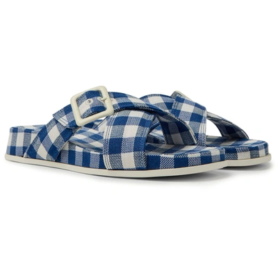 Camper Atonik Cross Strap Slide Sandal In Multi