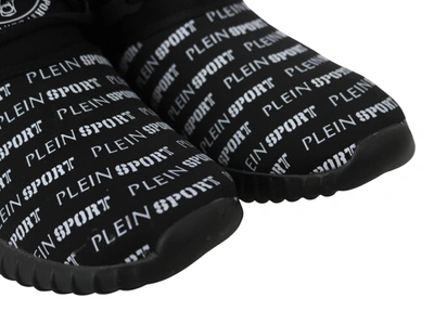 Plein Sport Black Polyester Runner Henry Sneakers In Black