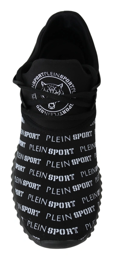 Plein Sport Black Polyester Runner Henry Sneakers In Black