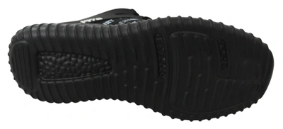 Plein Sport Black Polyester Runner Henry Sneakers In Black