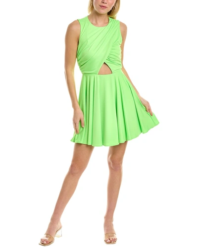Shop Black Halo Dex Mini Dress In Green