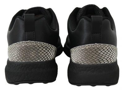 Shop Plein Sport Black Polyester Runner Gisella Sneakers Women's Shoes