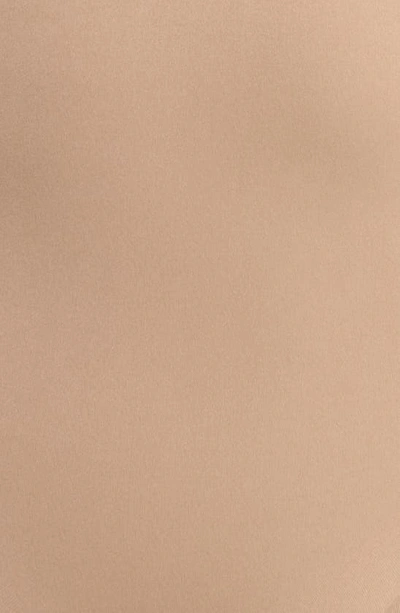 Skims Beige Seamless Sculpt Deep Plunge Thong Bodysuit In Sienna