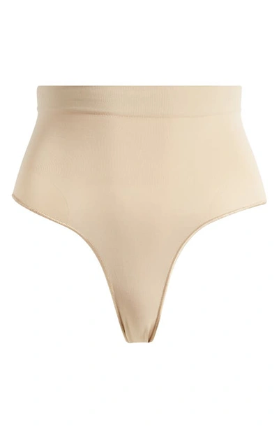 Skims Seamless Sculpt' Sculpting Mid Waist Brief In Clay