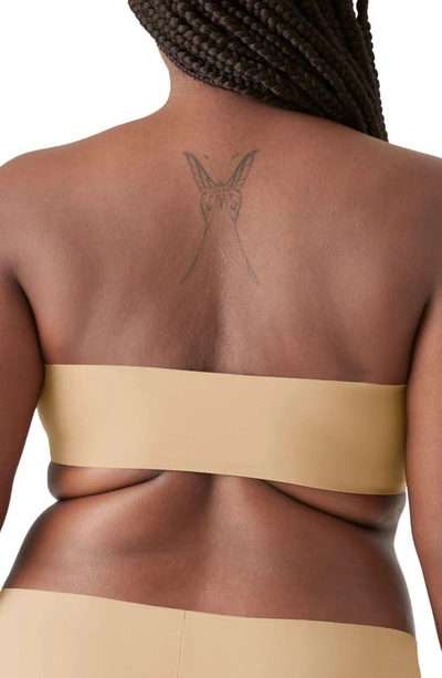 True & Co. Convertible Bandeau Bra In Desert