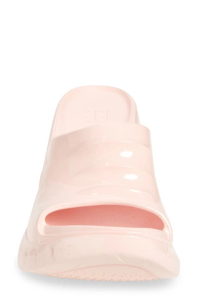 Shop Givenchy Marshmallow Wedge Slide Sandal In Light Pink