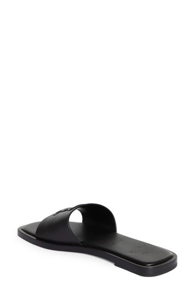 Shop Christian Louboutin Cl Logo Slide Sandal In Black