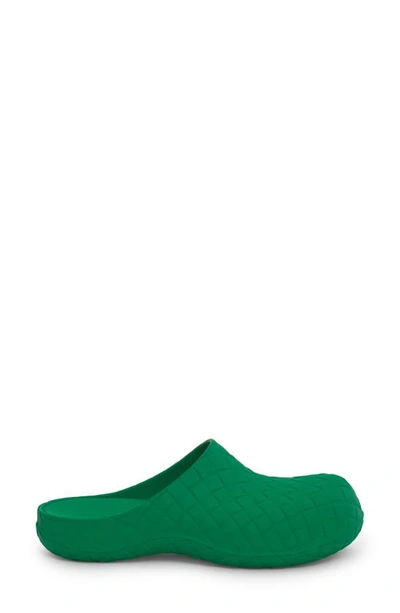 Bottega Veneta Beebee Intrecciato Embossed Clog In Parakeet