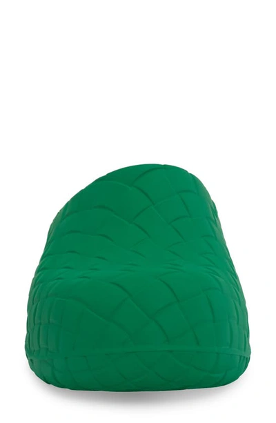 Bottega Veneta Beebee Intrecciato Embossed Clog In Parakeet