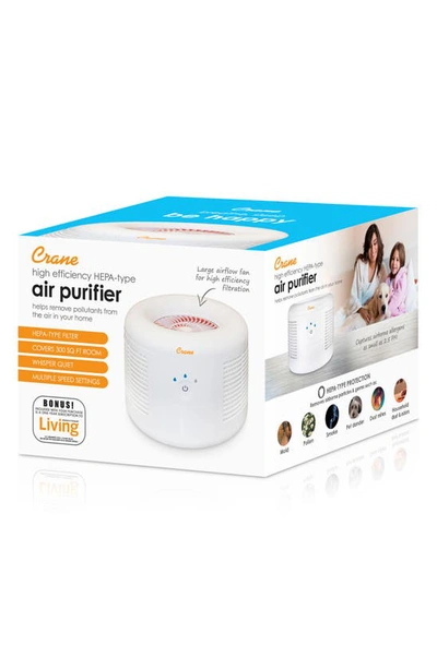 Crane Air Hepa Type Air Purifier In White