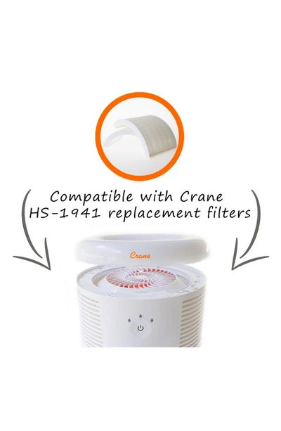 Crane Air Hepa Type Air Purifier In White