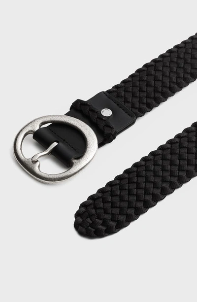 Shop Rag & Bone Bae Woven Nylon Belt In Black