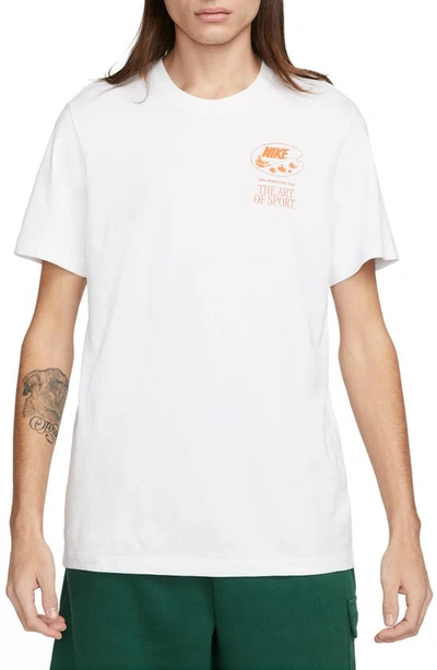 Shop Nike Art Of Sport Graphic T-shirt In White
