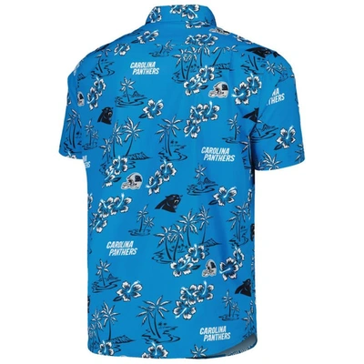 Shop Reyn Spooner Blue Carolina Panthers Kekai Button-up Shirt