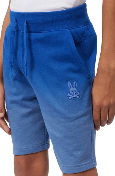 Shop Psycho Bunny Kids' Navarro Sweat Shorts In Space Blue