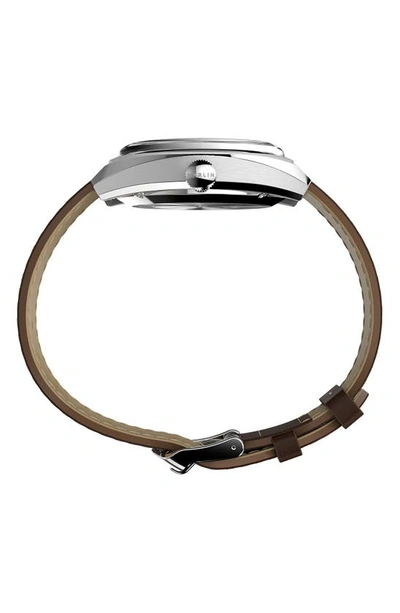 Timex Men's Marlin Leather Strap Watch In Brown