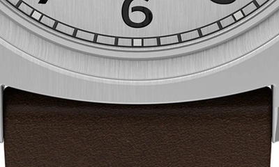 Timex Men's Marlin Leather Strap Watch In Brown