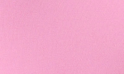 Endless Rose Organza Ruffle Knit Top In Pink