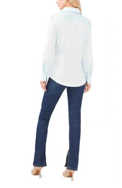 Vince Camuto Long Sleeve Button Front Shirt In Sea Breeze