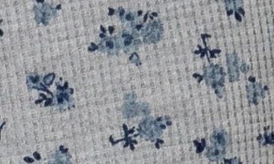 Edikted Wildflower Waffle Knit Shorts In Gray-melange