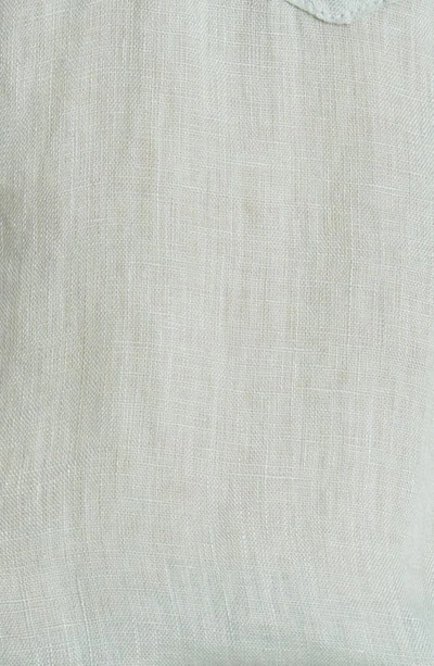Bella Dahl Garment Dyed Linen Button-up Shirt In Oasis Green