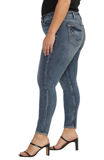 Silver Jeans Co. Plus Size Suki Mid Rise Skinny Leg Jeans In Blue