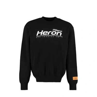 Shop Heron Preston Logo Sweater In Black