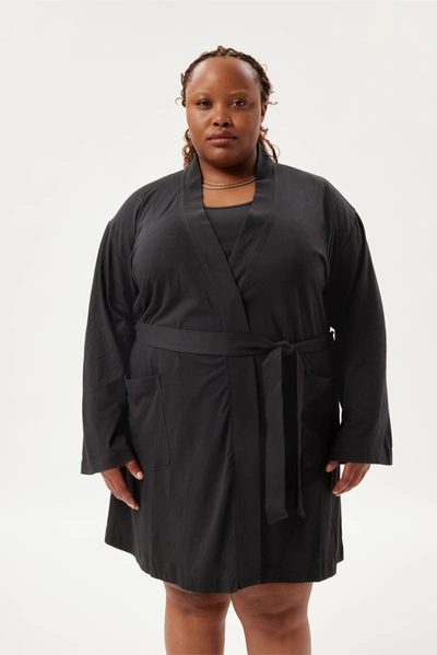 Shop Girlfriend Collective Black Dream Robe