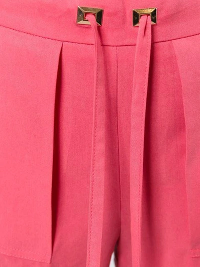 Shop Blumarine Drawstring Shorts In Pink