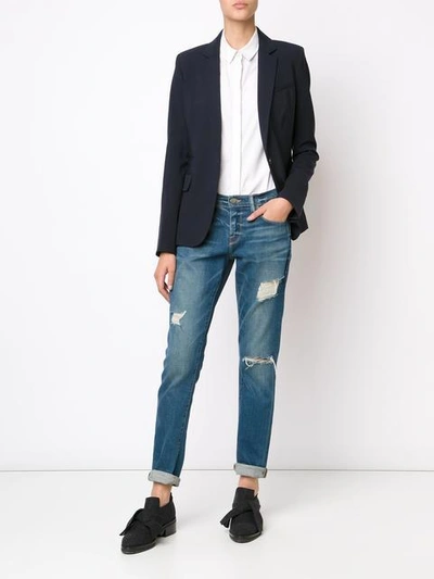 Shop Veronica Beard Blazer Jacket - Blue