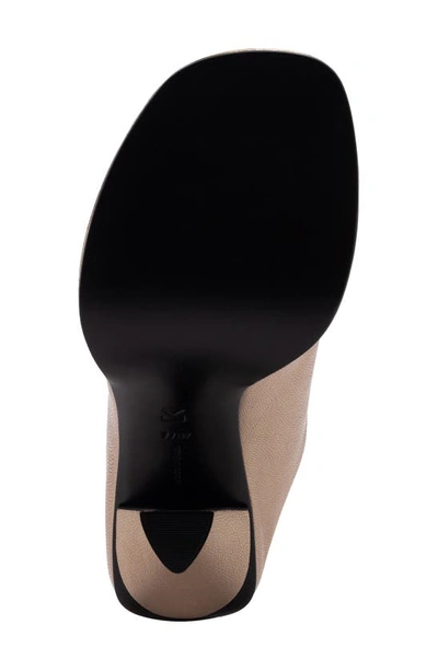Shop Mercedes Castillo June High Soft Patent Leather Sandal In Tungstenla